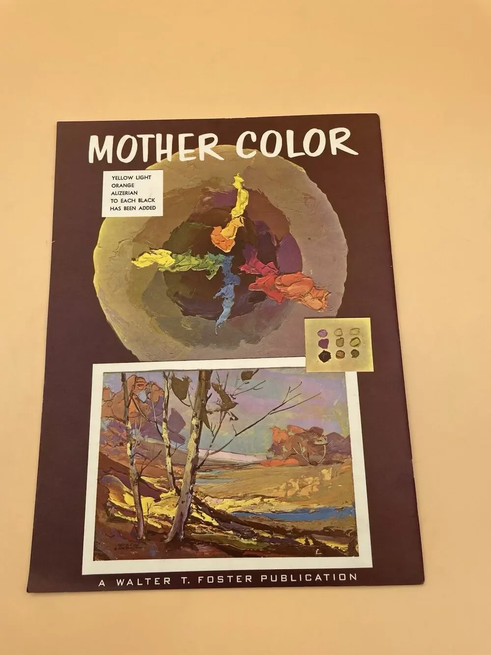 Vintage Walter Foster Mother Color Art Instruction Booklet Merlin Enabnit